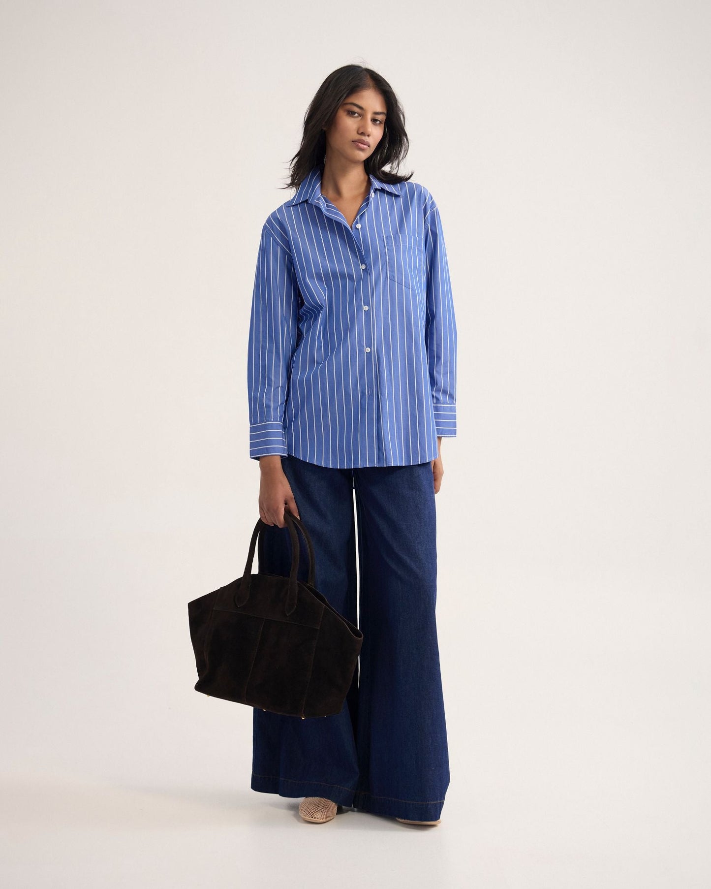 Hailey Striped Euro Fabric Shirt
