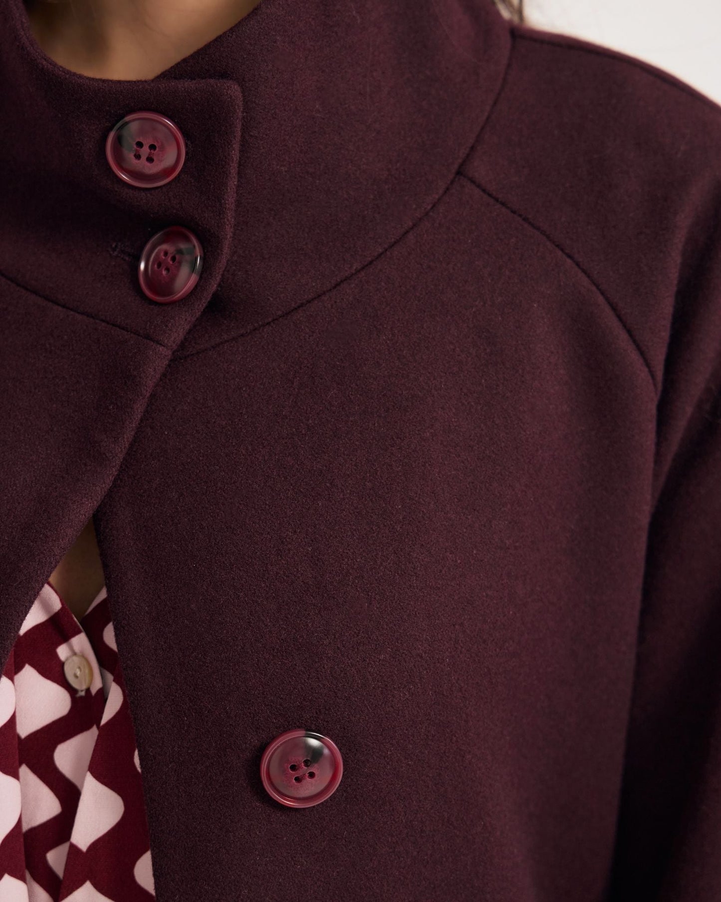 Edi Funnel Collar Coat
