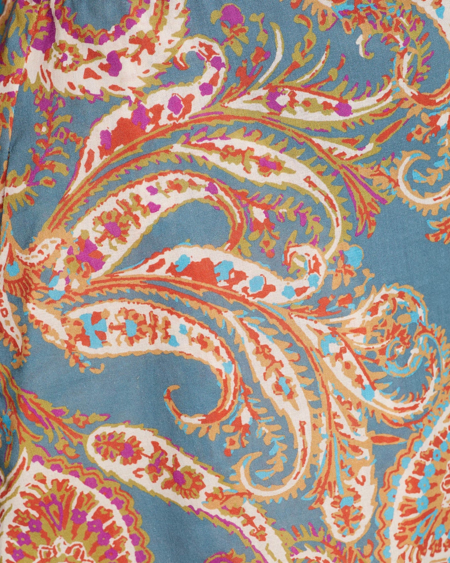 Barron Cotton Paisley Midi Skirt