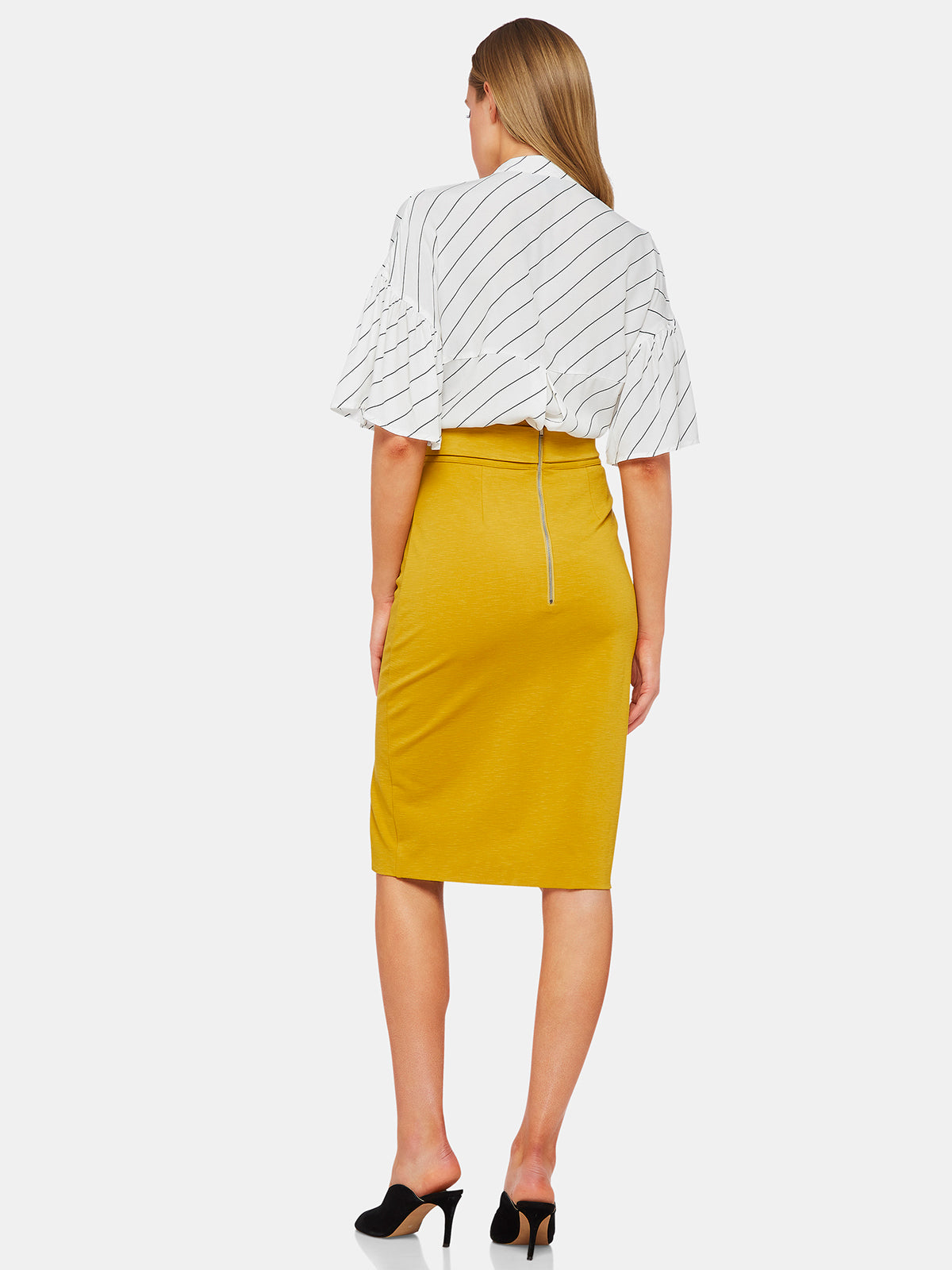 Persia Short Sleeve Striped Blousex