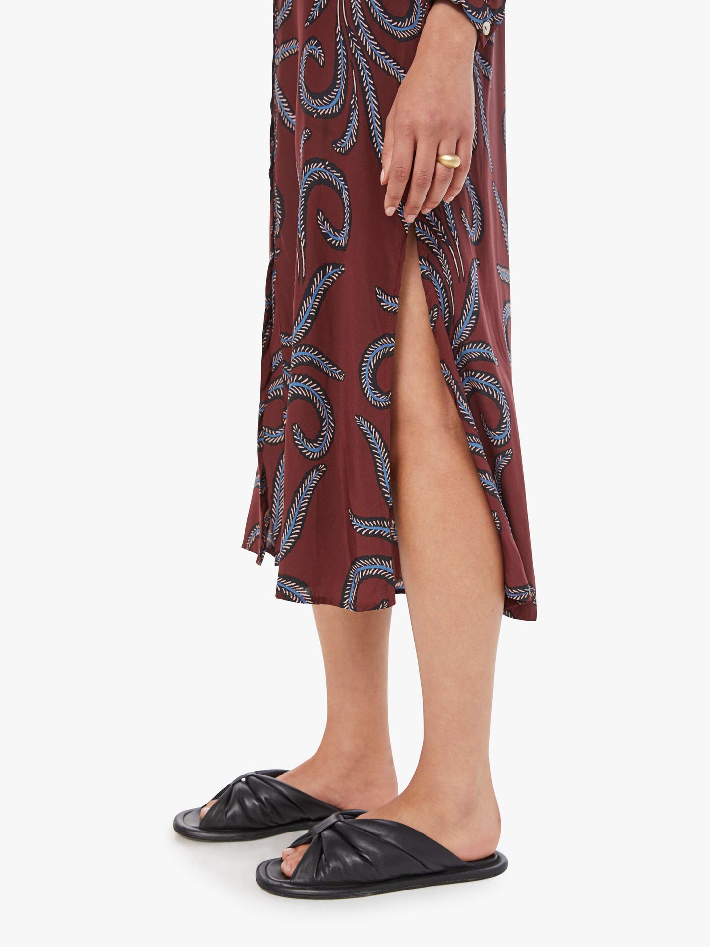 Natalie Martin MB Dress - Feather Bordeaux