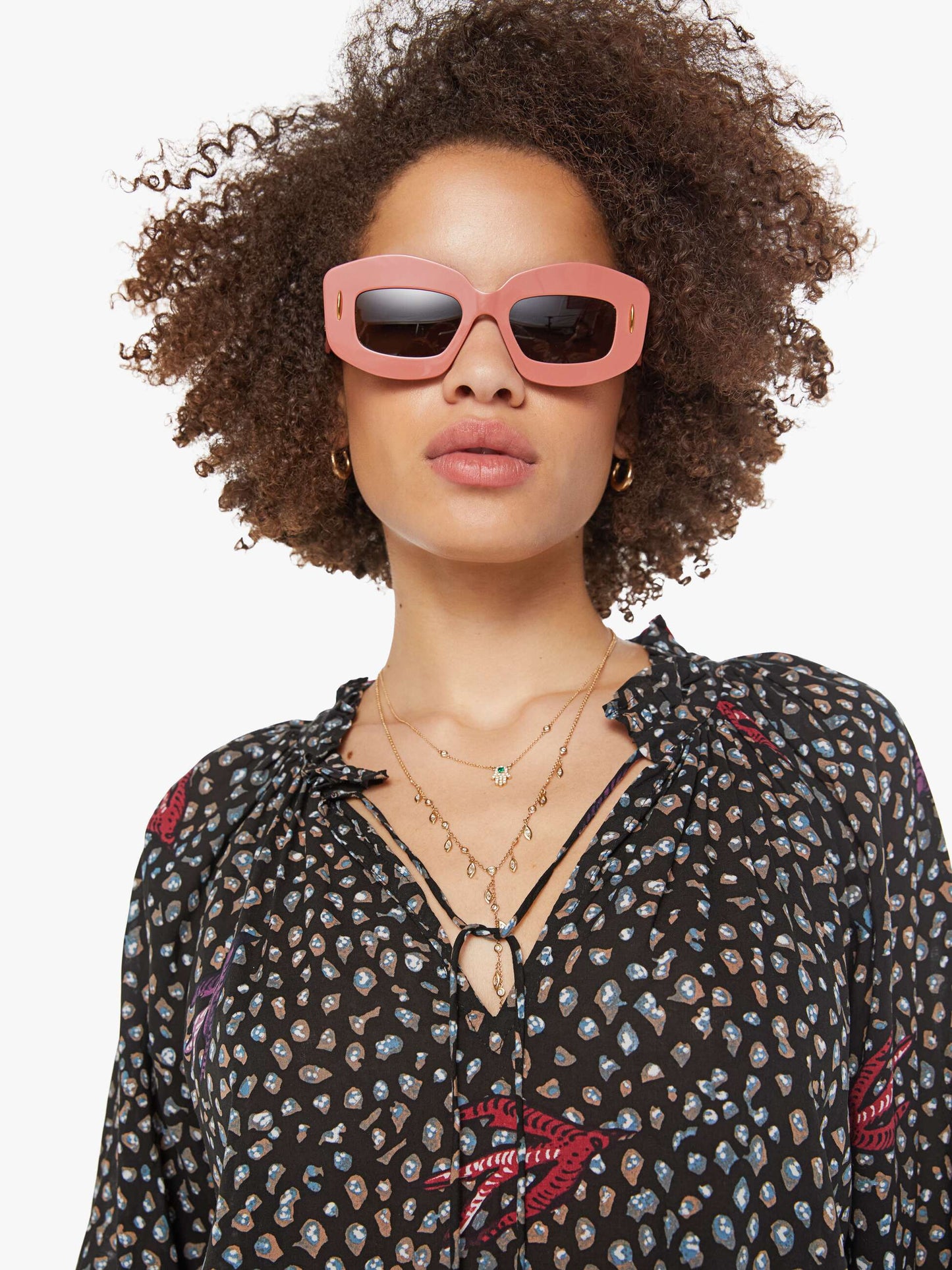 Natalie Martin Penny Blouse - Swallow Black