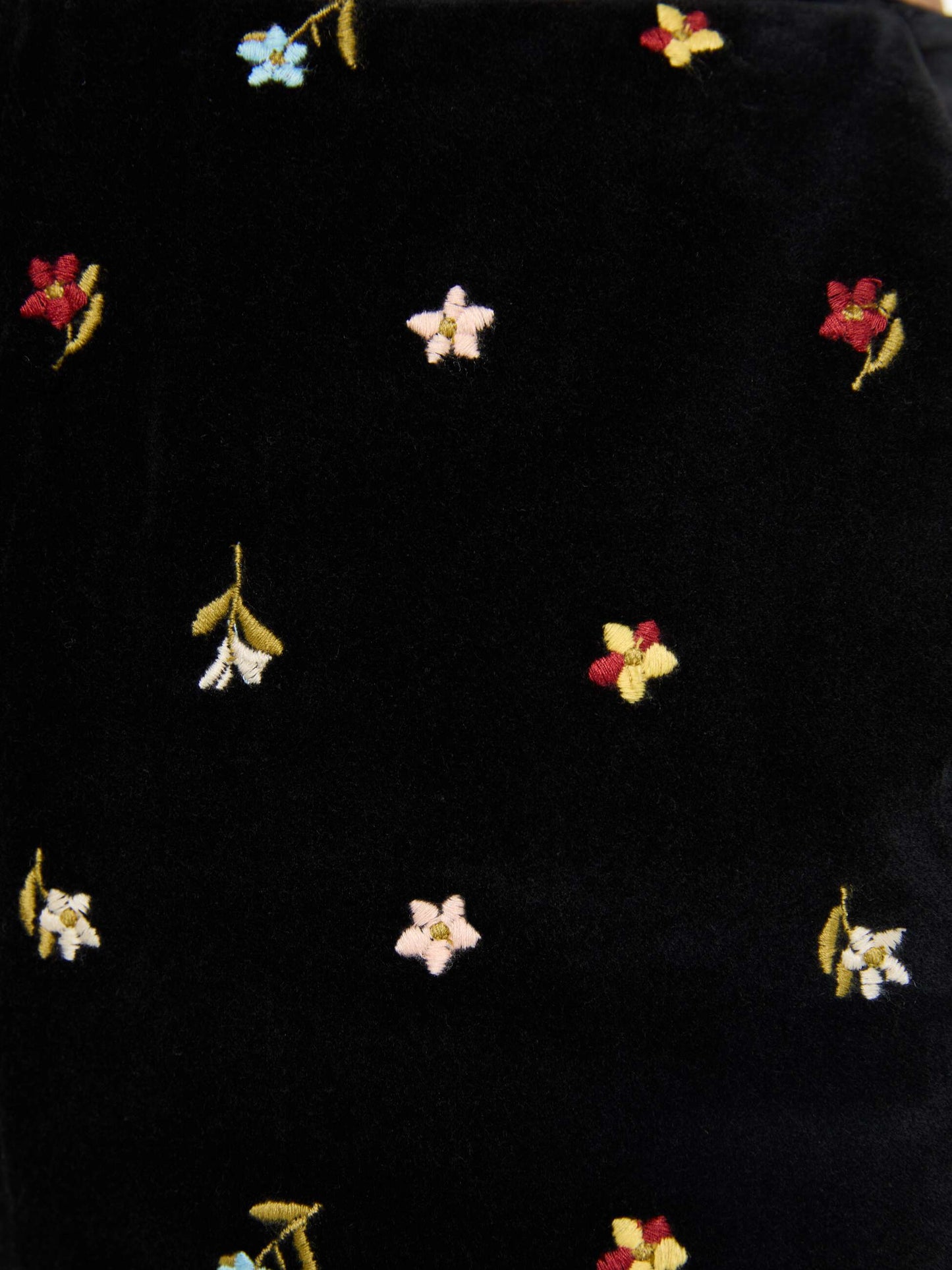 Alix of Bohemia Charlie Pant - Onyx Bouquet