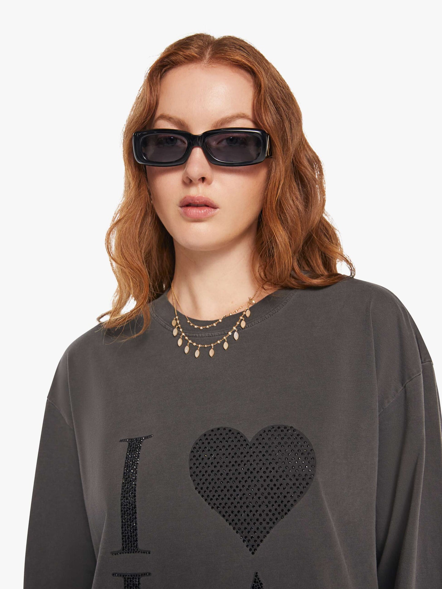 SPRWMN I Love LA Sweatshirt - Vintage Black