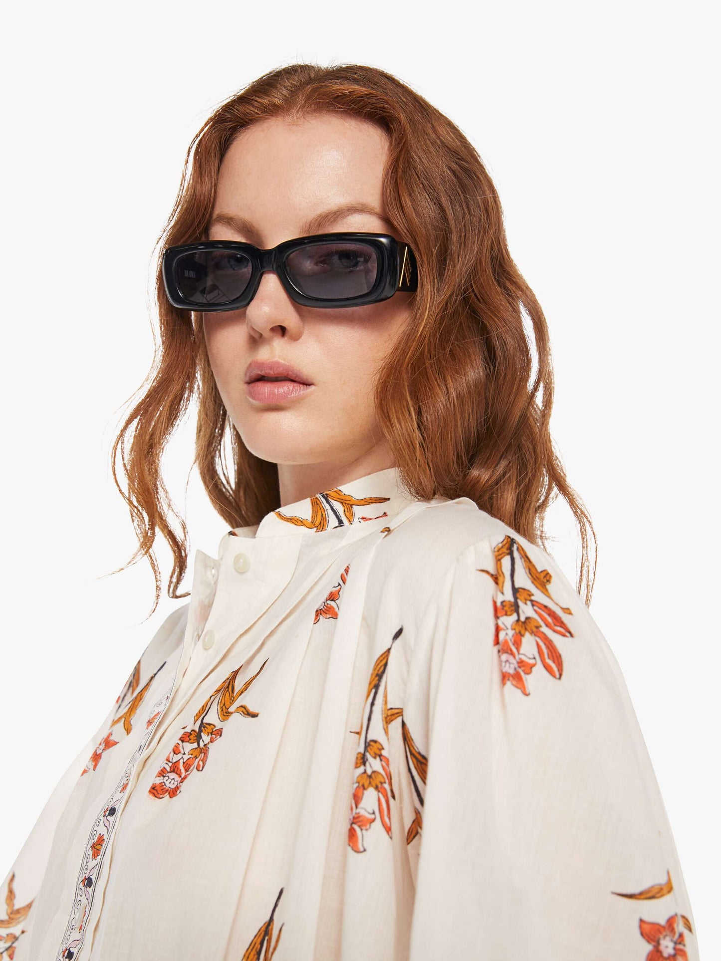 Alix Of Bohemia Ryland Shirt - Persimmon Flower