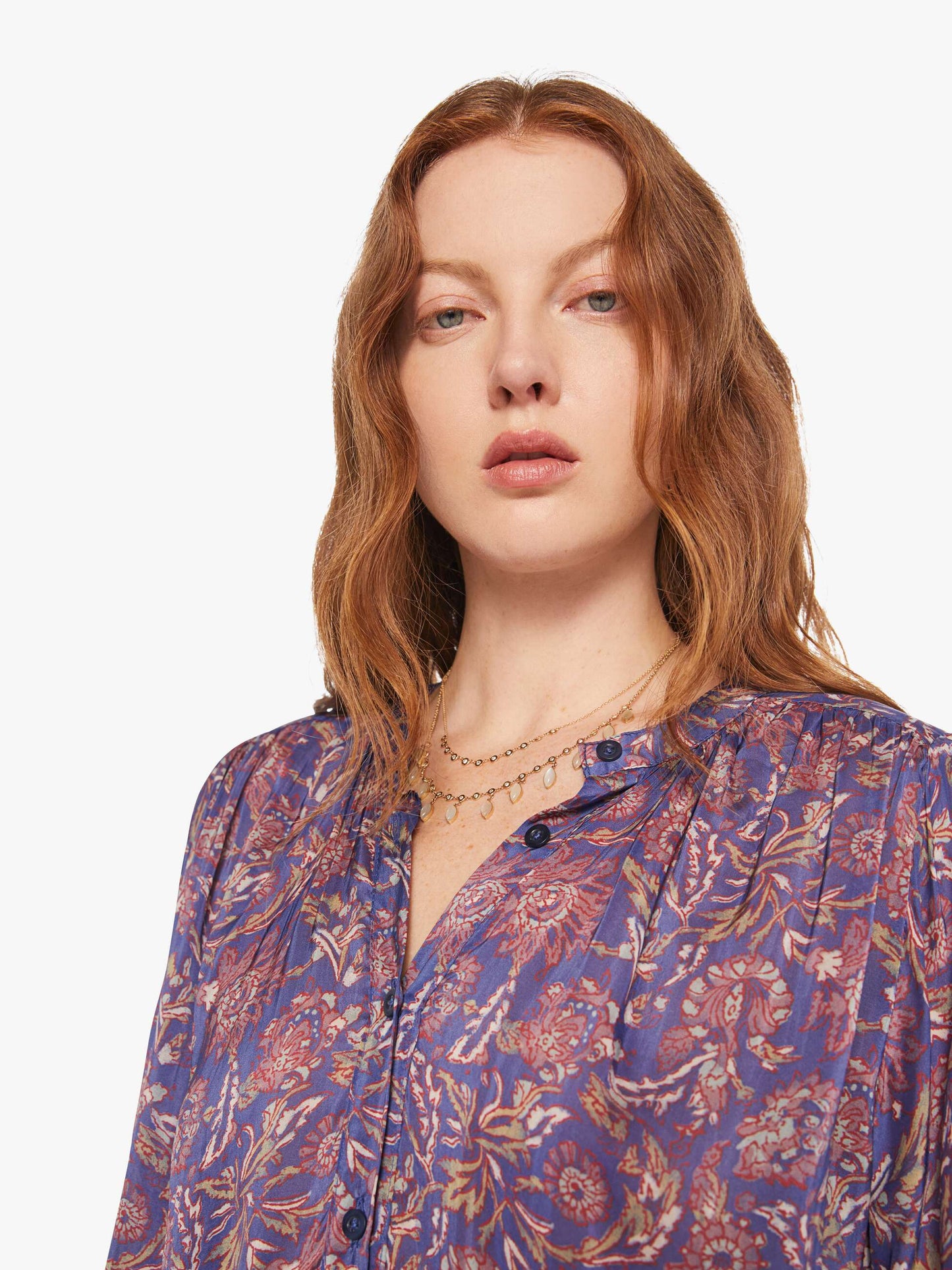 Natalie Martin Tolan Shirt - Artichoke Mariner