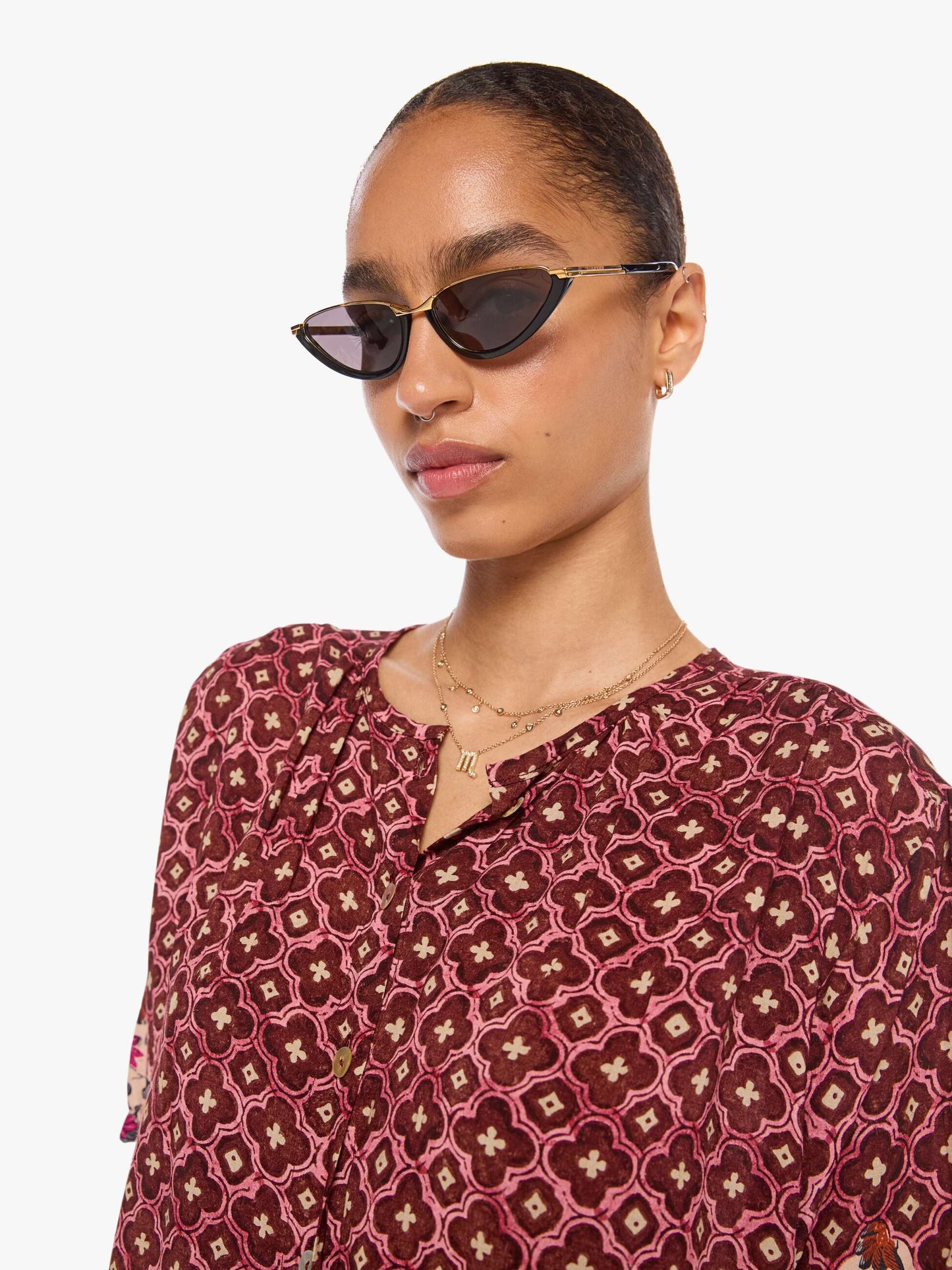 Natalie Martin Violet Top - Mosaic Spice