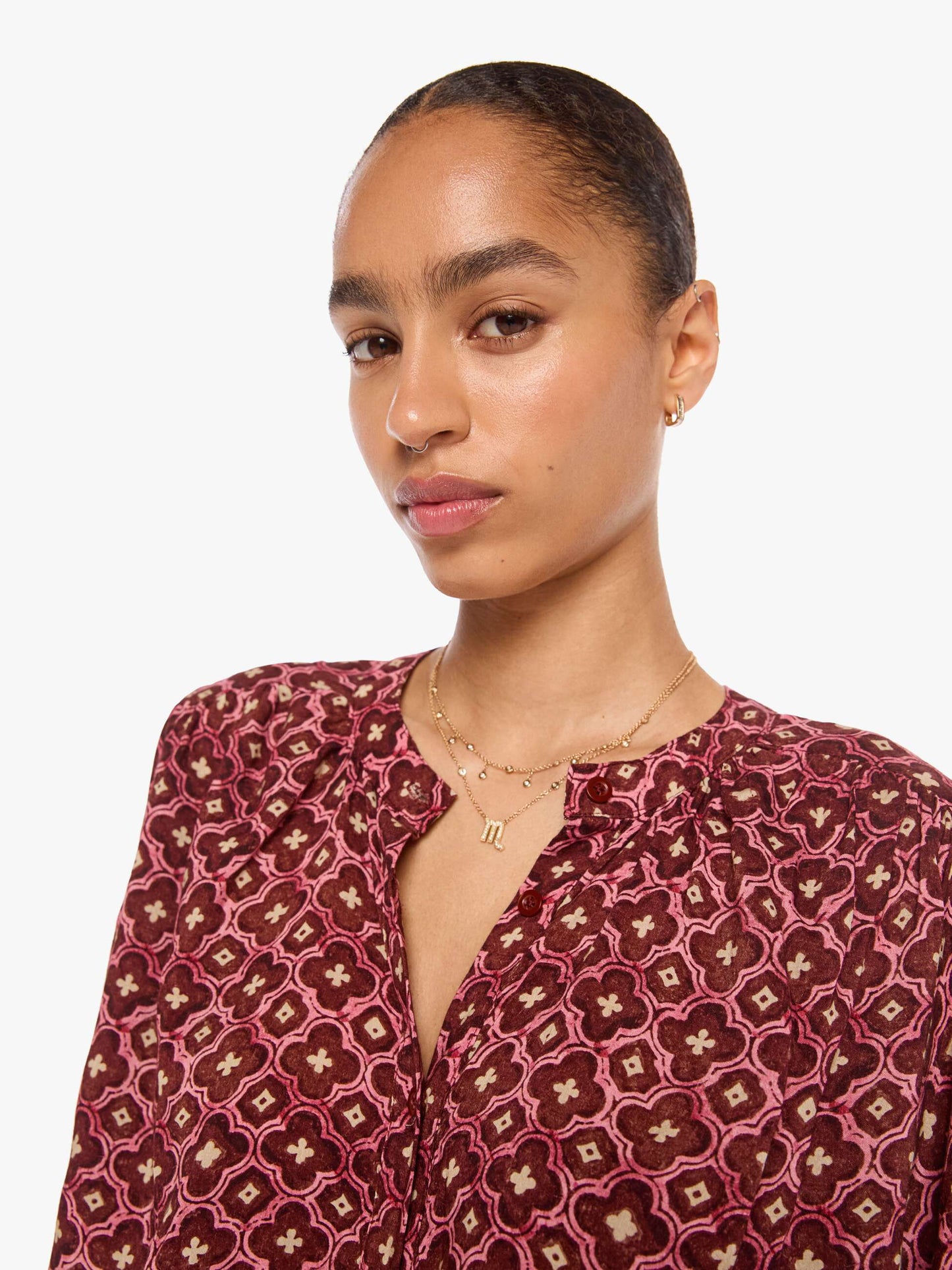 Natalie Martin Tolan Shirt - Mosaic Spice