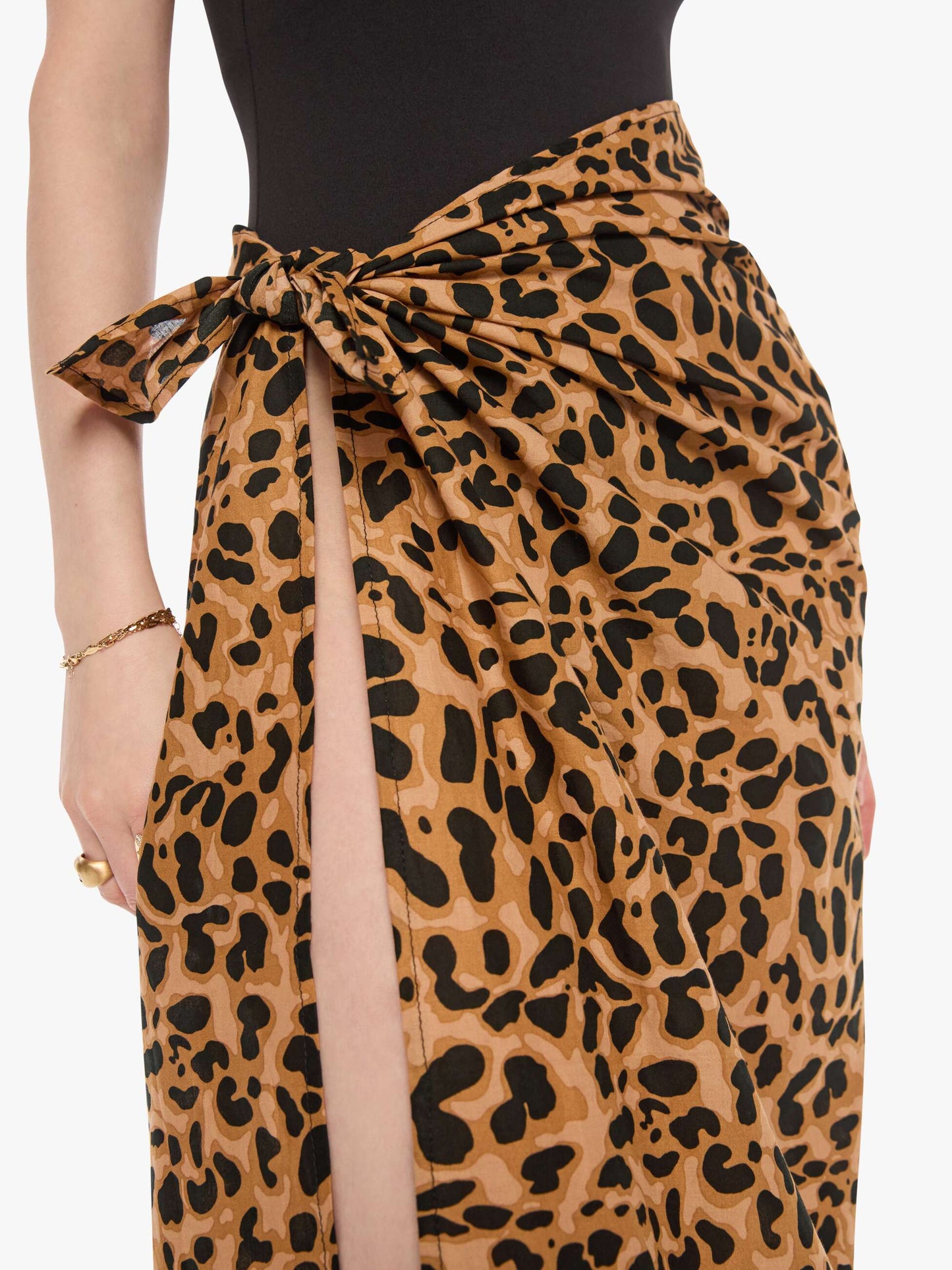 Natalie Martin Large Square Scarf - Leopard