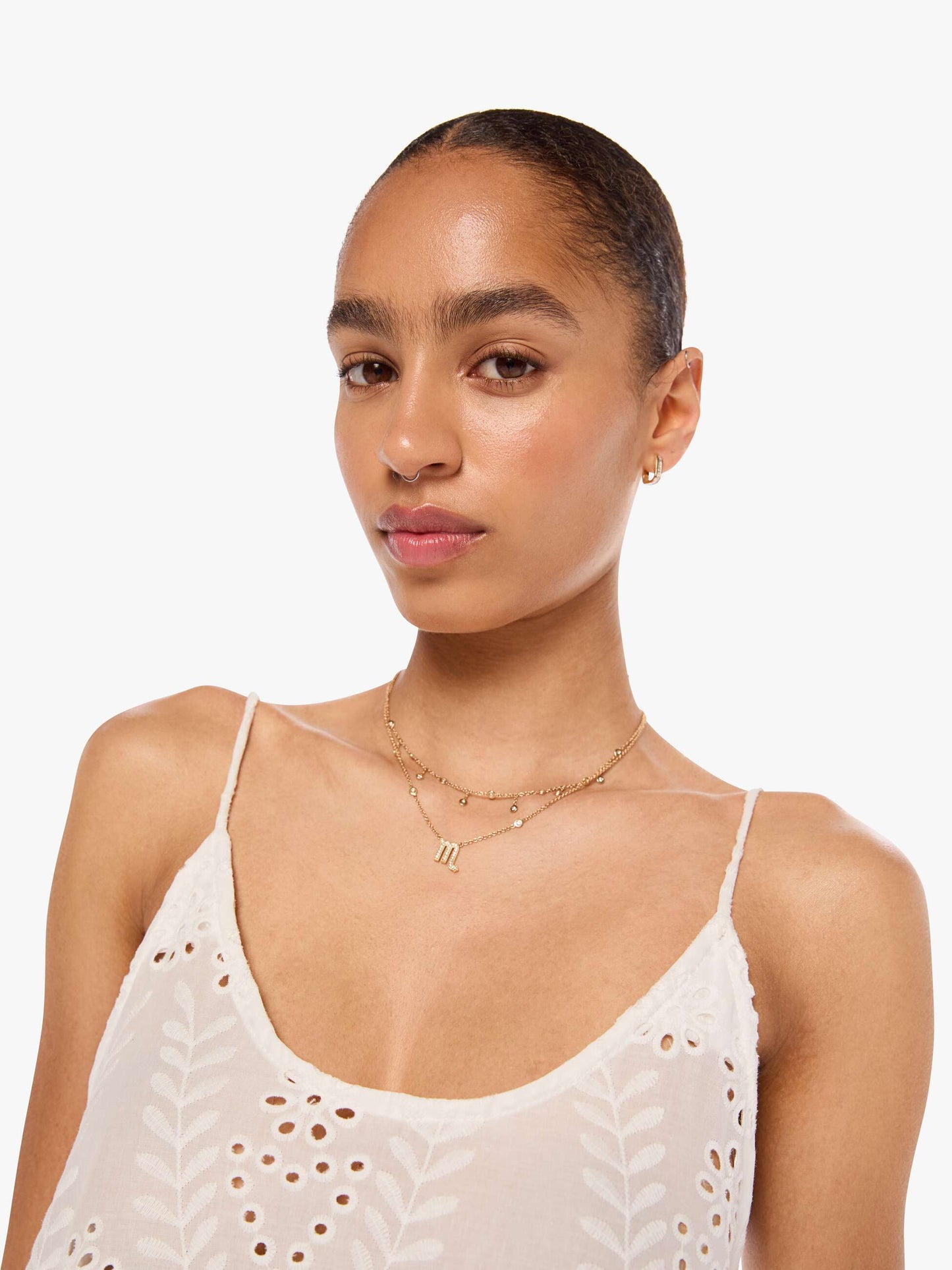 Natalie Martin Heather Maxi - Athena Embroidery Salt