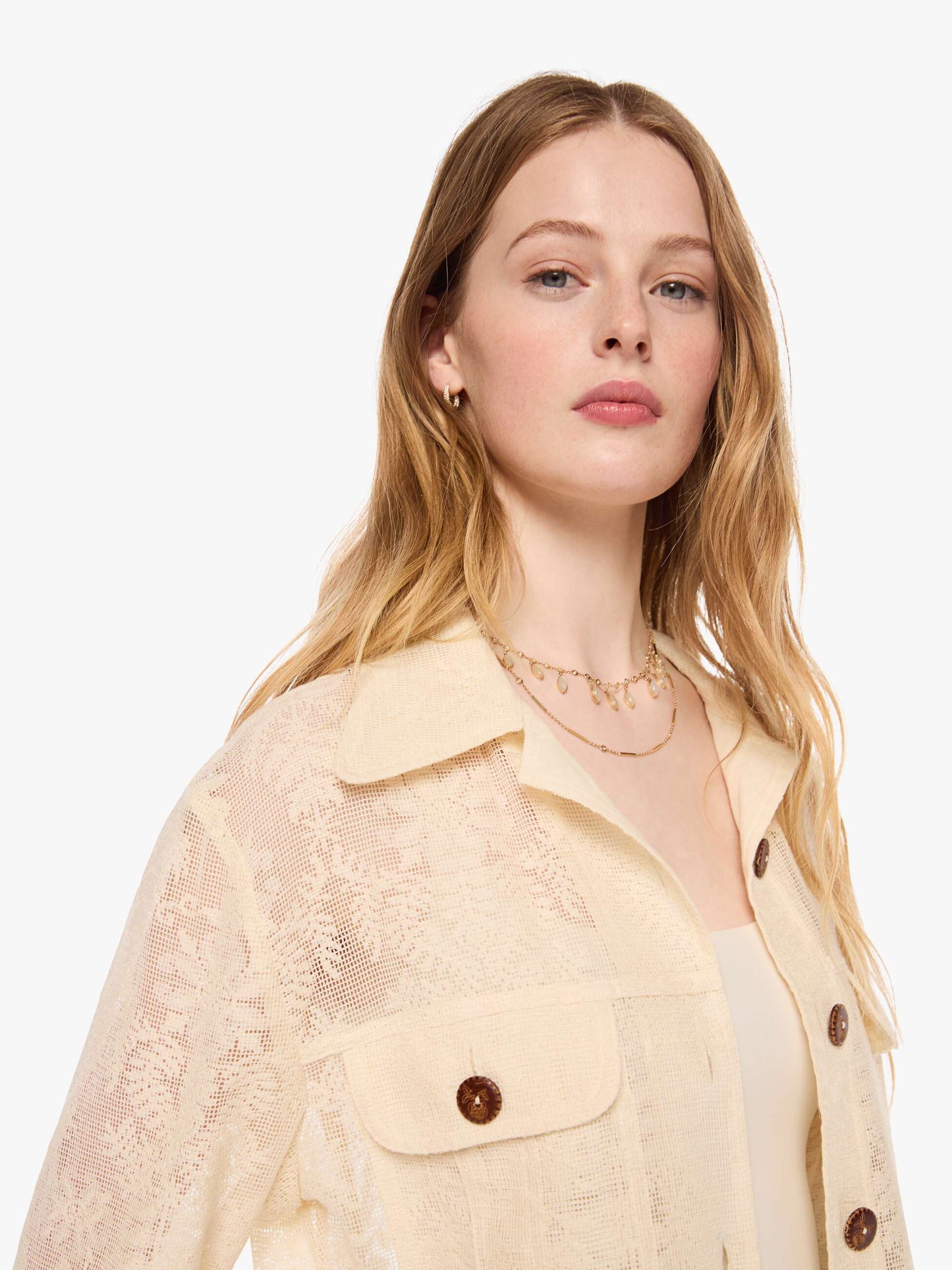 Alix of Bohemia Reno Jacket - Pearl