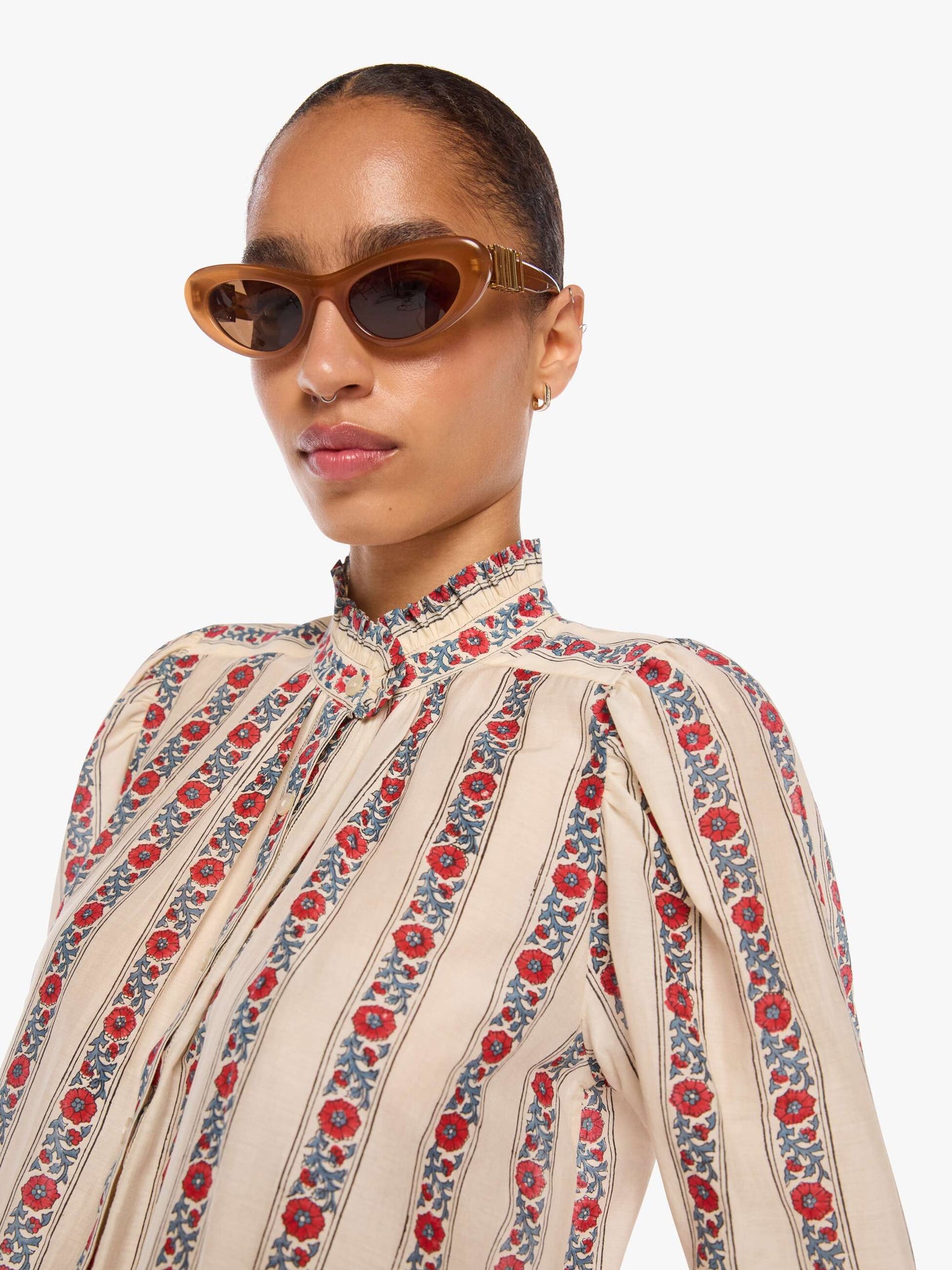 Alix of Bohemia Winnie Shirt - Roseband Stripe