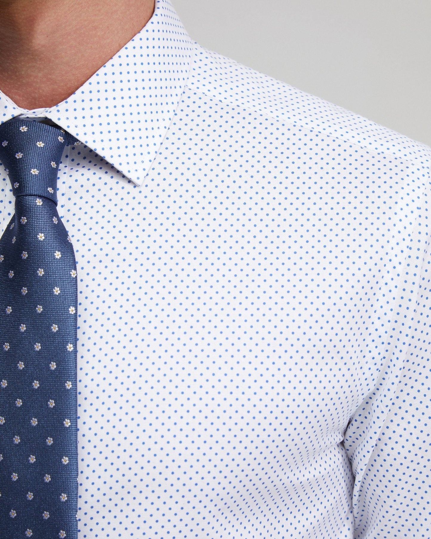 Beckton Cotton Dotted Shirt