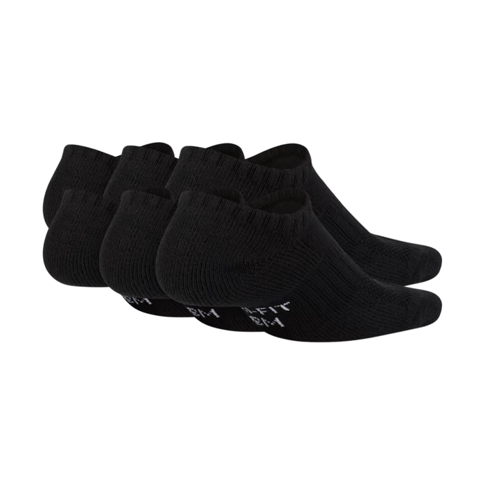 Nike Everyday Kids' Cushioned No-Show Socks (6 Pairs) SX6911-010