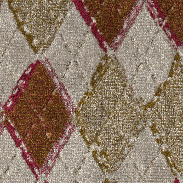Oblique Argyle - Scarlet Ochre - 4131 - 04