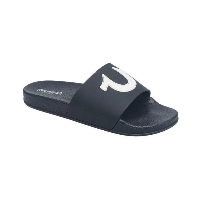 True Religion Men's 112 Logo Slide Navy TR-122-S