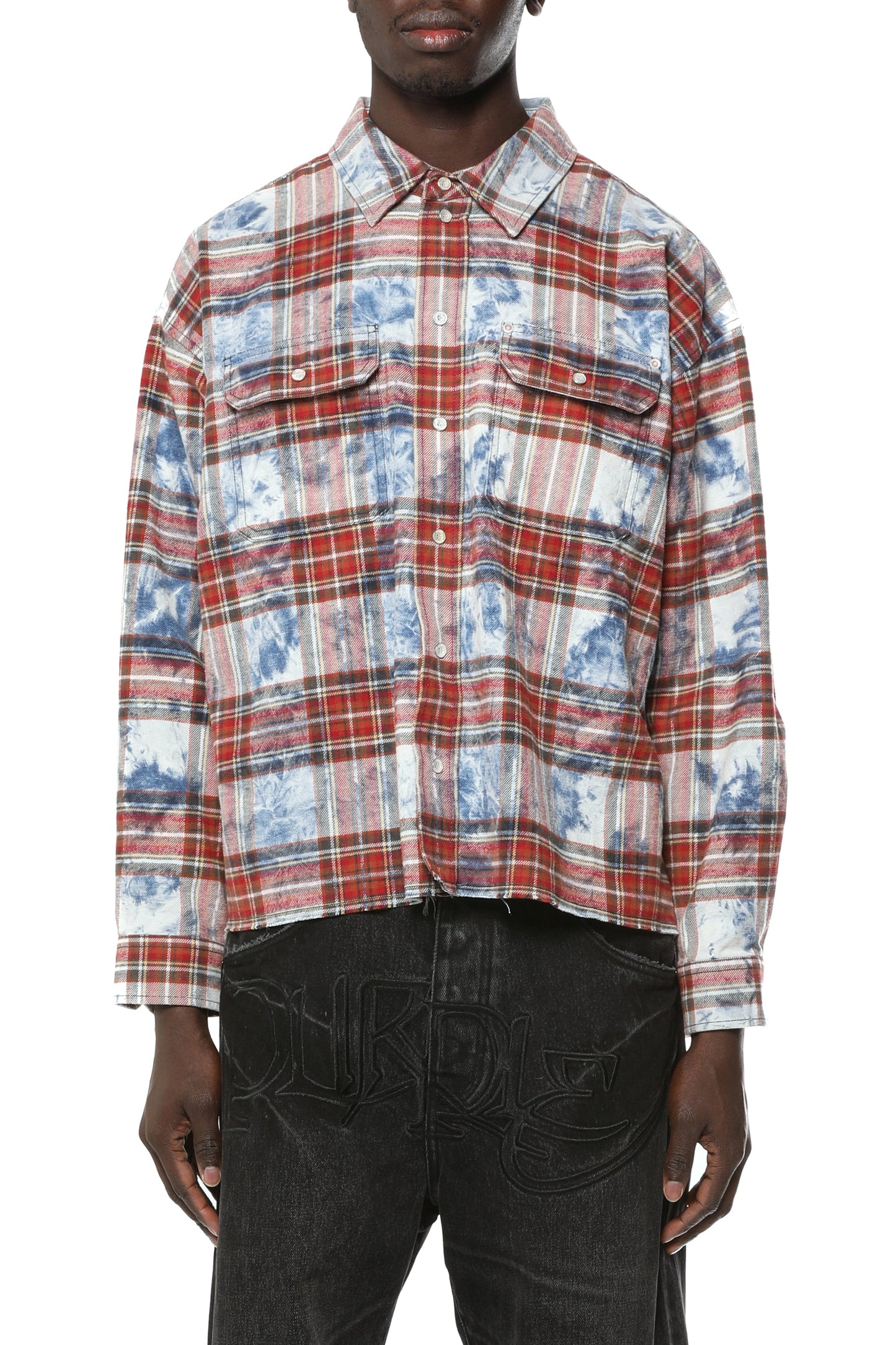 Embellished Flannel Shirt