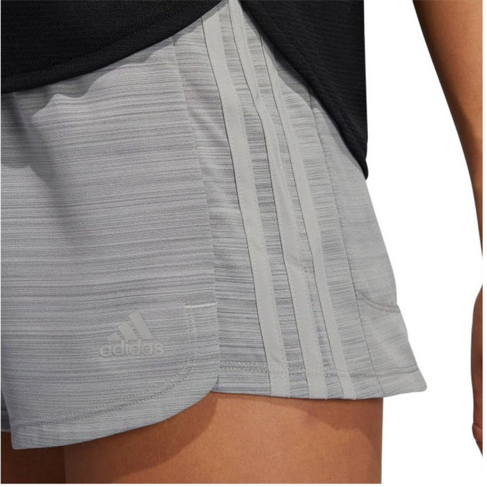adidas Women’s Pacer Training 3-Stripes Heather Woven Shorts – GT1185