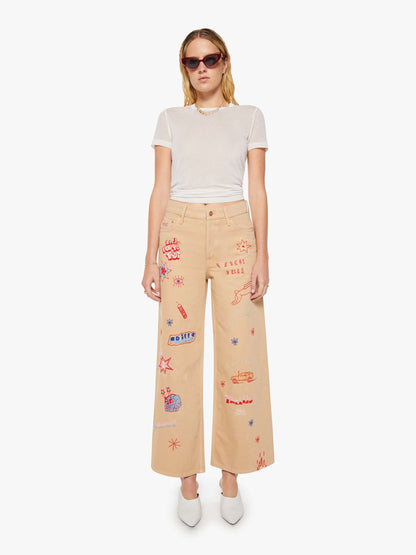 SNACKS! The Mid Rise Double Dip Nerdy - Khaki