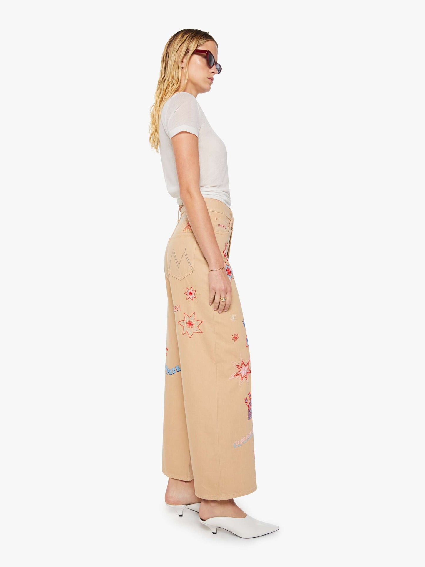 SNACKS! The Mid Rise Double Dip Nerdy - Khaki