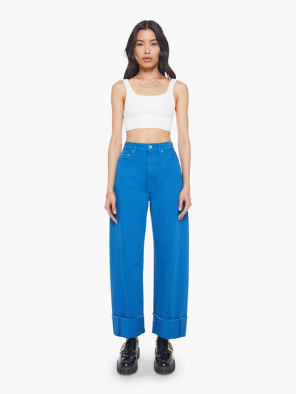 The Half-Pipe Ankle Cuff Fray - Mikonos Blue