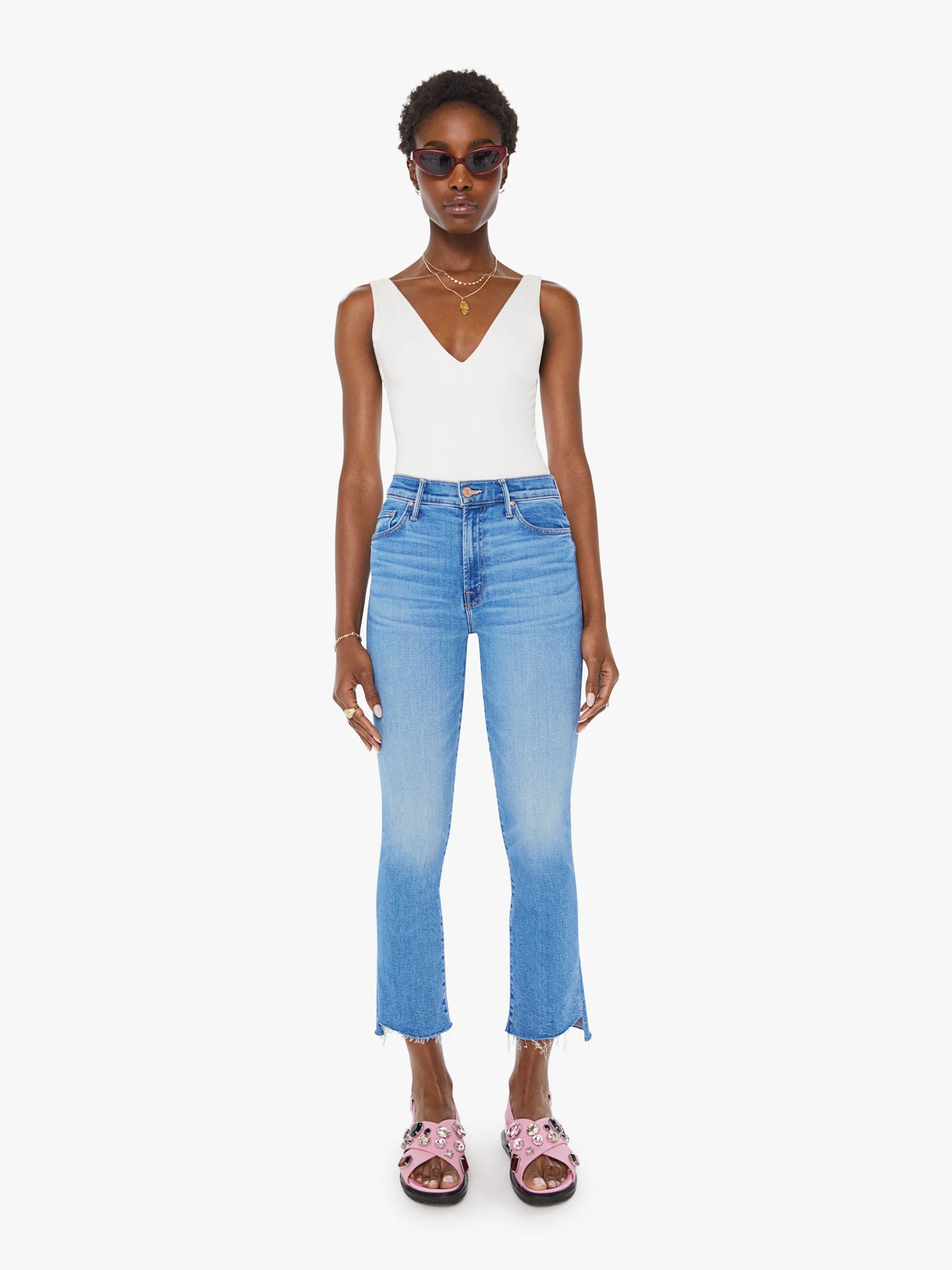 The Insider Crop Step Fray - Out Of The Blue