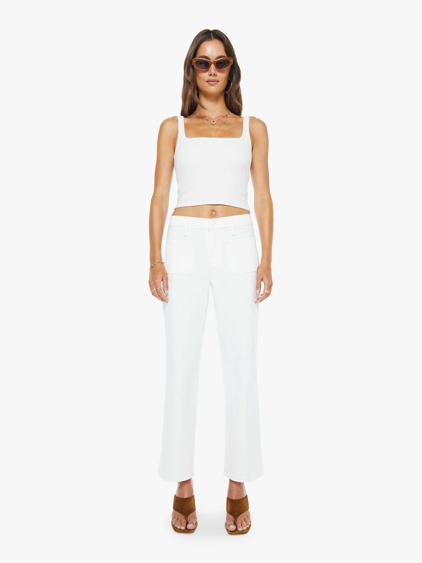 The Patch Pocket Mid Rise Maven Ankle - Totally Innocent