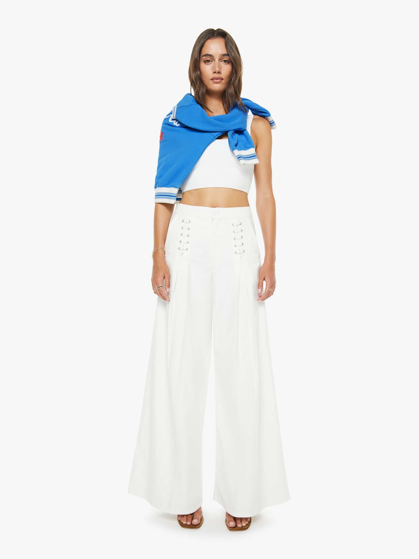 The Undercover Lace Up Sneak - White