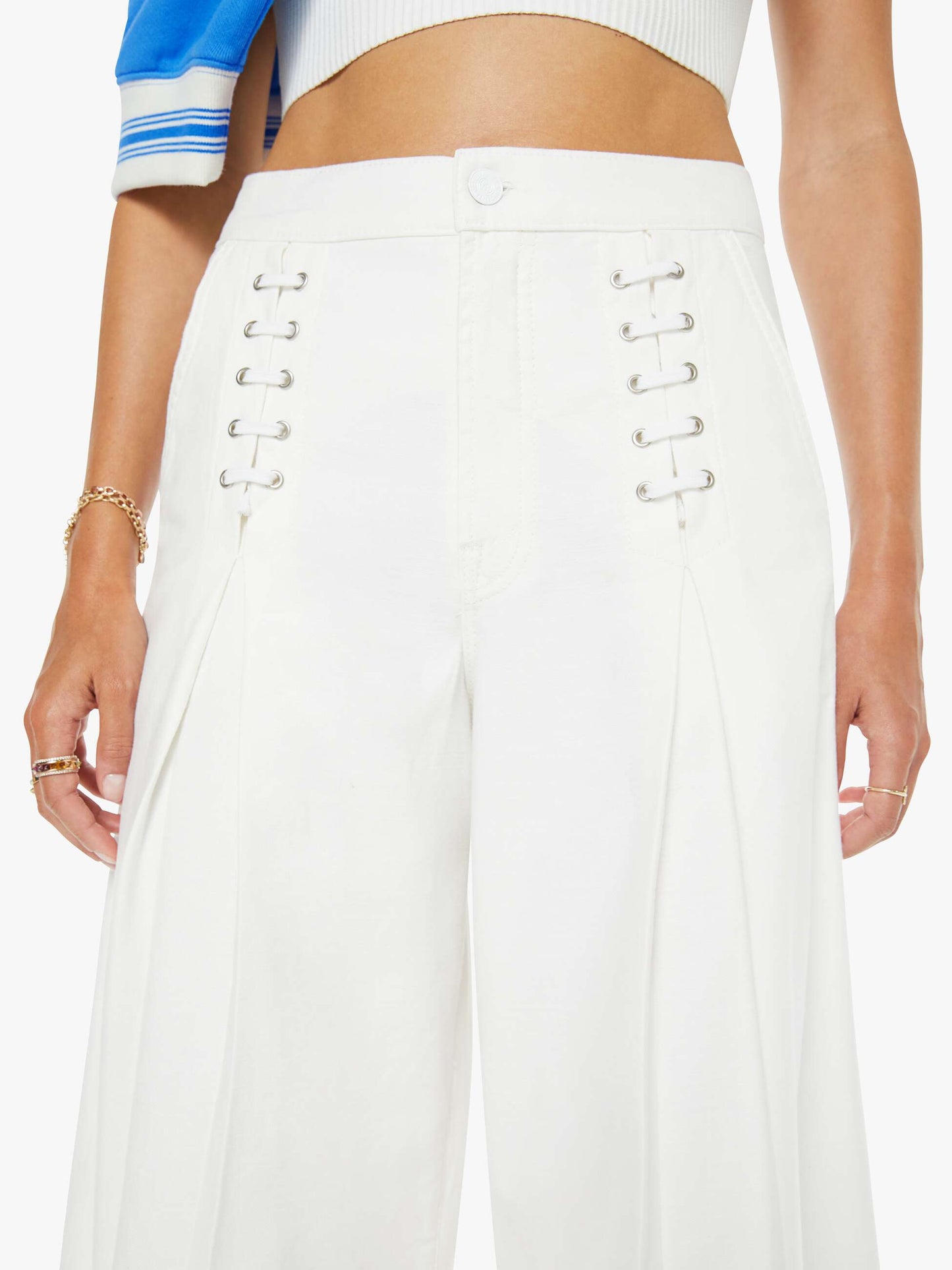 The Undercover Lace Up Sneak - White