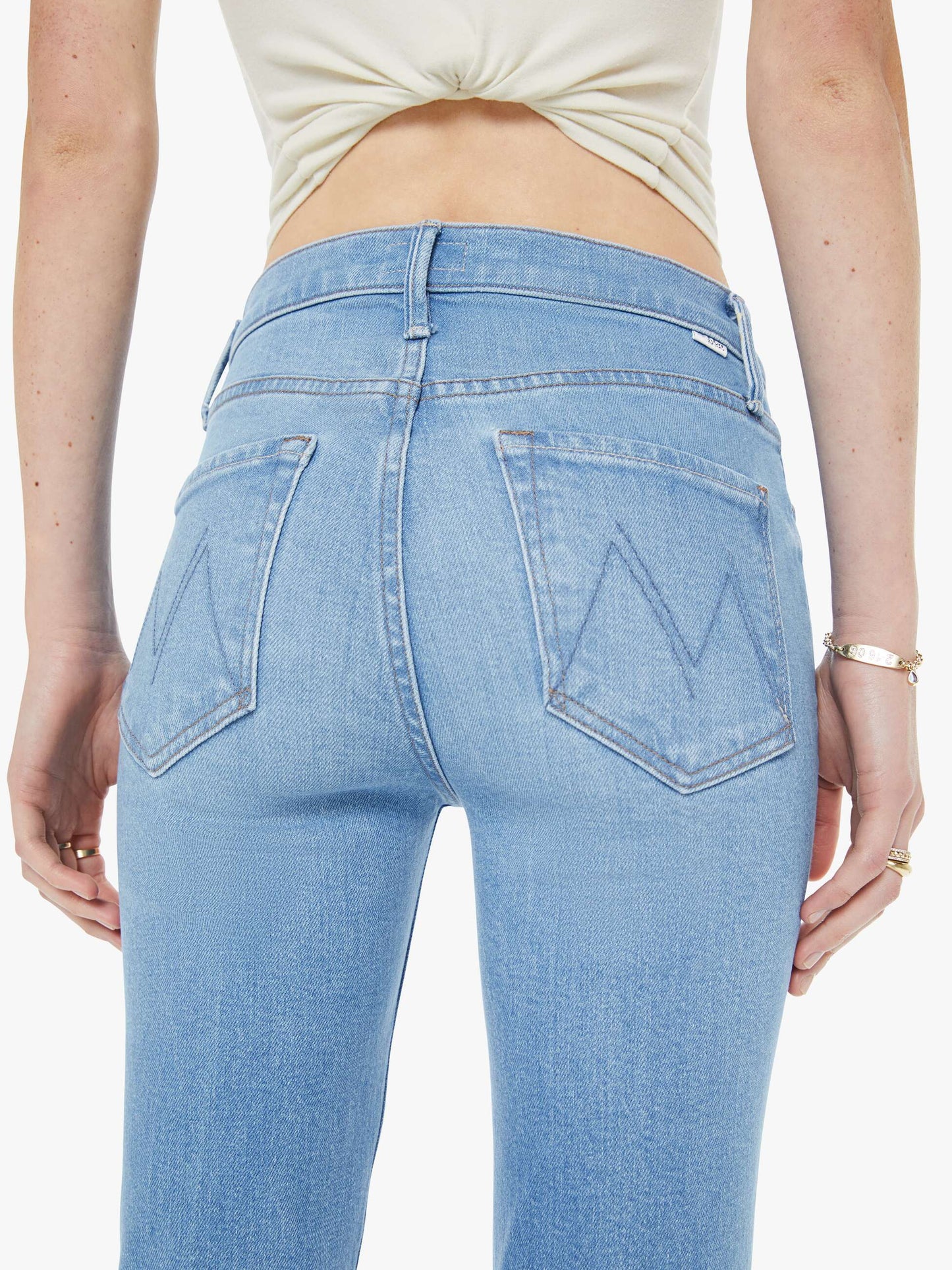 The Mid Rise Dazzler Crop Fray - Satisfy Your Cravings