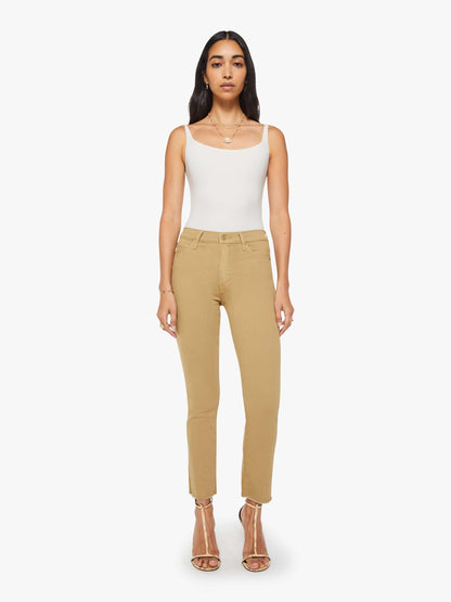 The Mid Rise Dazzler Ankle Fray - Prairie Sand
