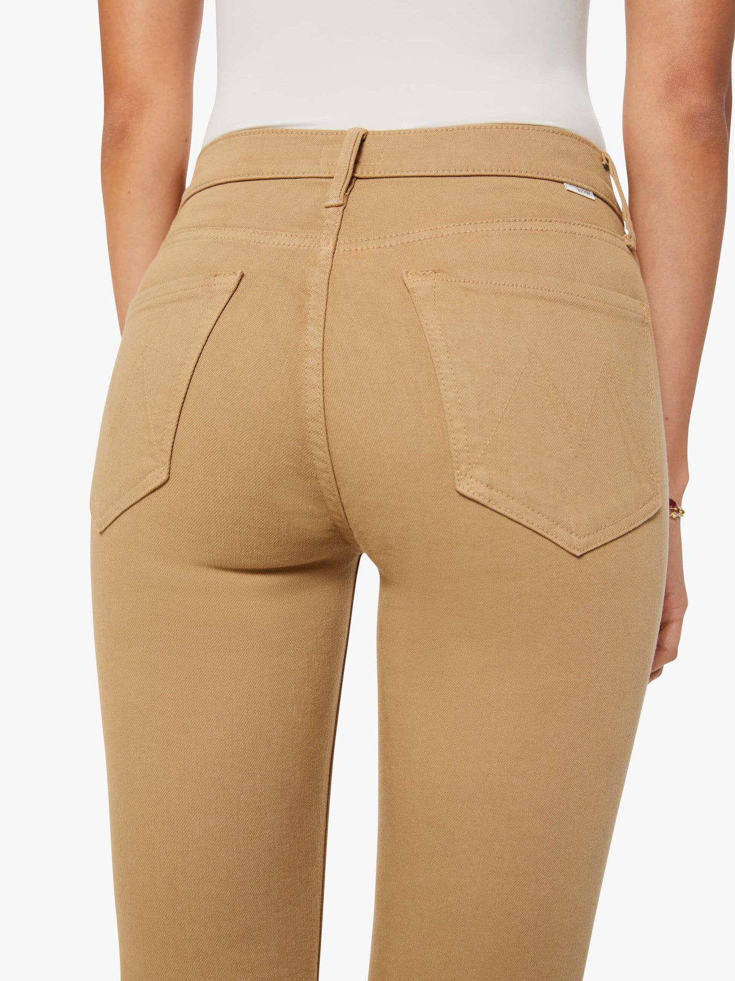 The Mid Rise Dazzler Ankle Fray - Prairie Sand
