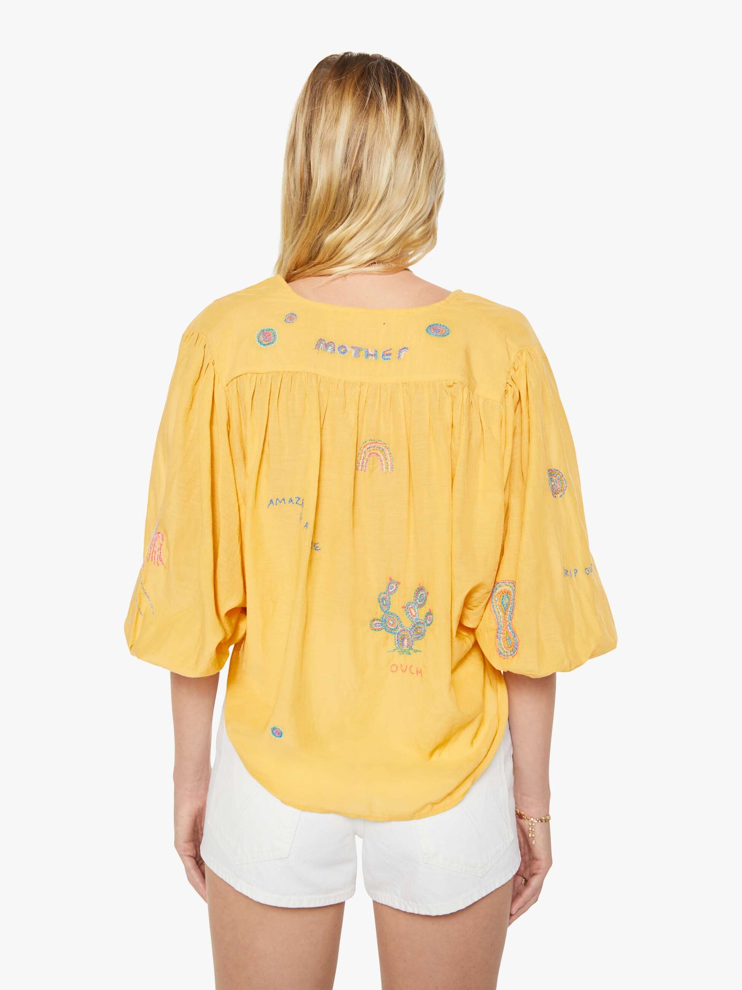 The Breeze Yoke Top - Golden Apricot