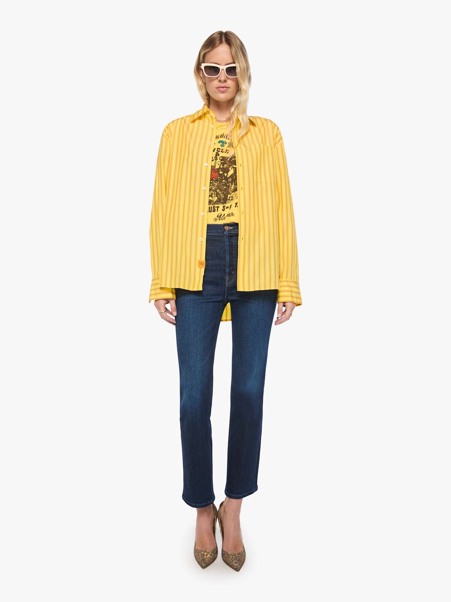 The Roomie Frenchie - Yellow Stripe