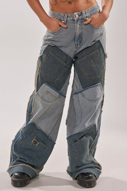 ALL THAT WIDE LEG DENIM JEANS