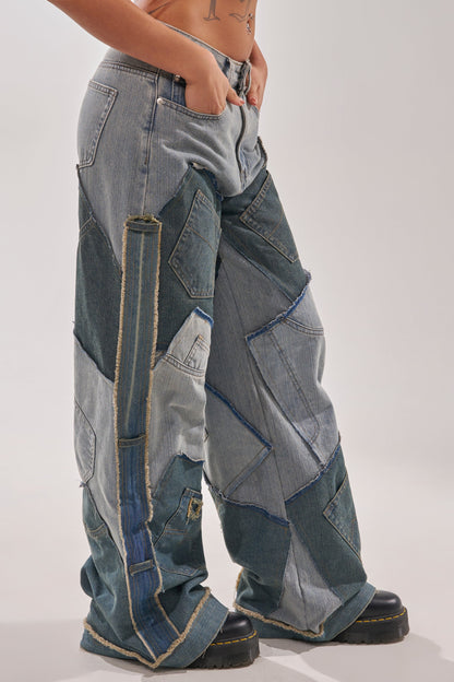 ALL THAT WIDE LEG DENIM JEANS