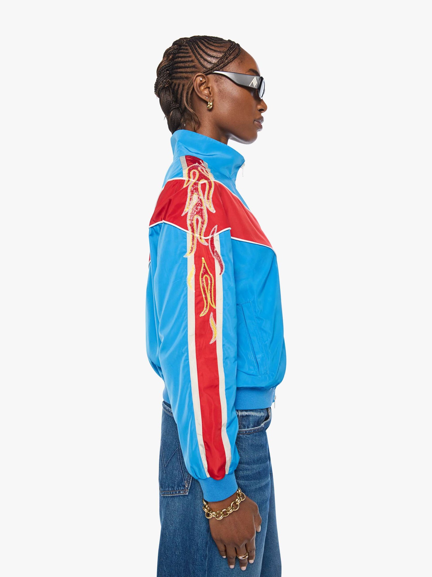 The Glossy Letterman Jacket - Lightning Speed