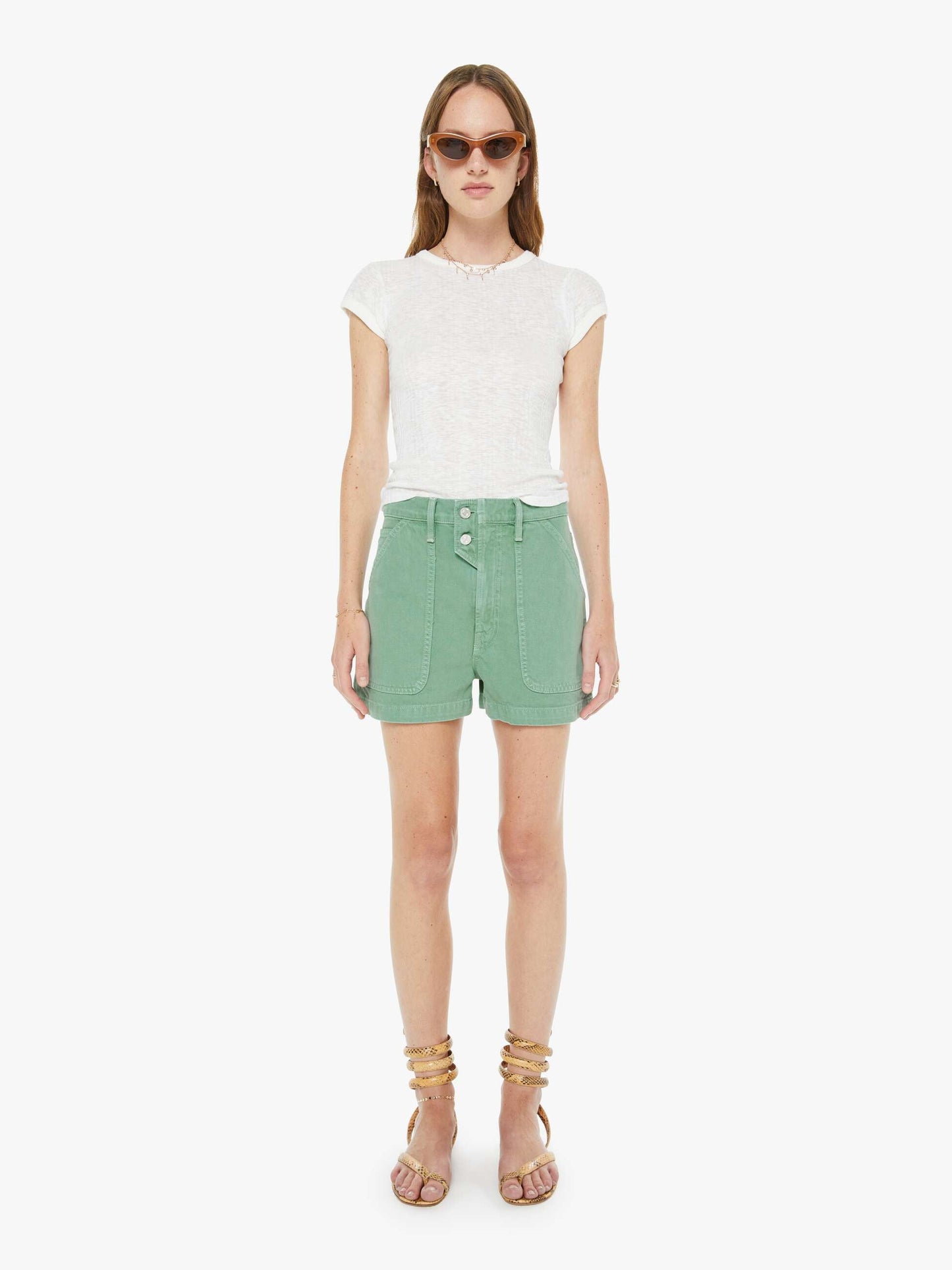 The Detour Short - Creme De Menthe