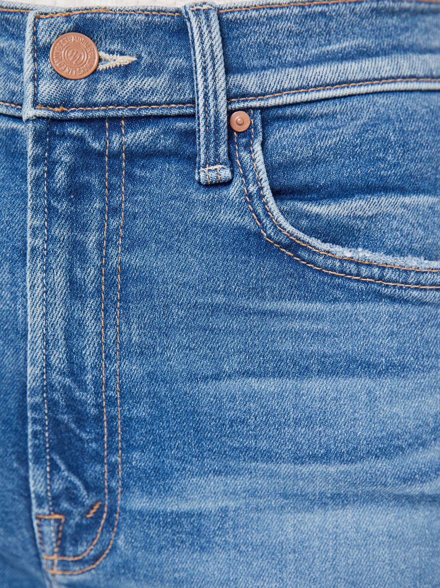 High Waisted Rider Bermuda Short Fray - Float My Boat