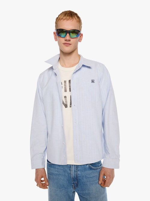 The Back To Square One - Light Blue Stripe