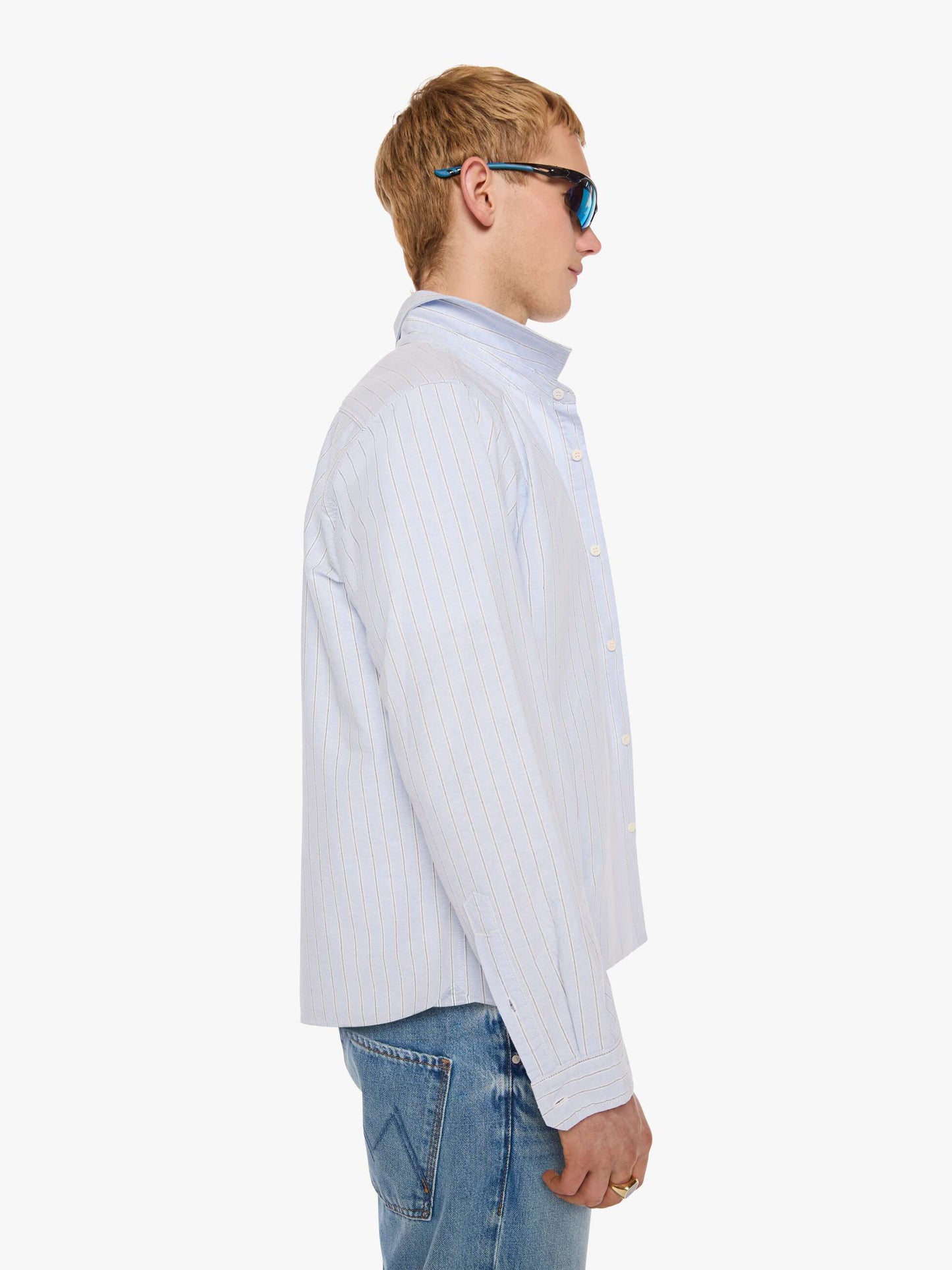 The Back To Square One - Light Blue Stripe