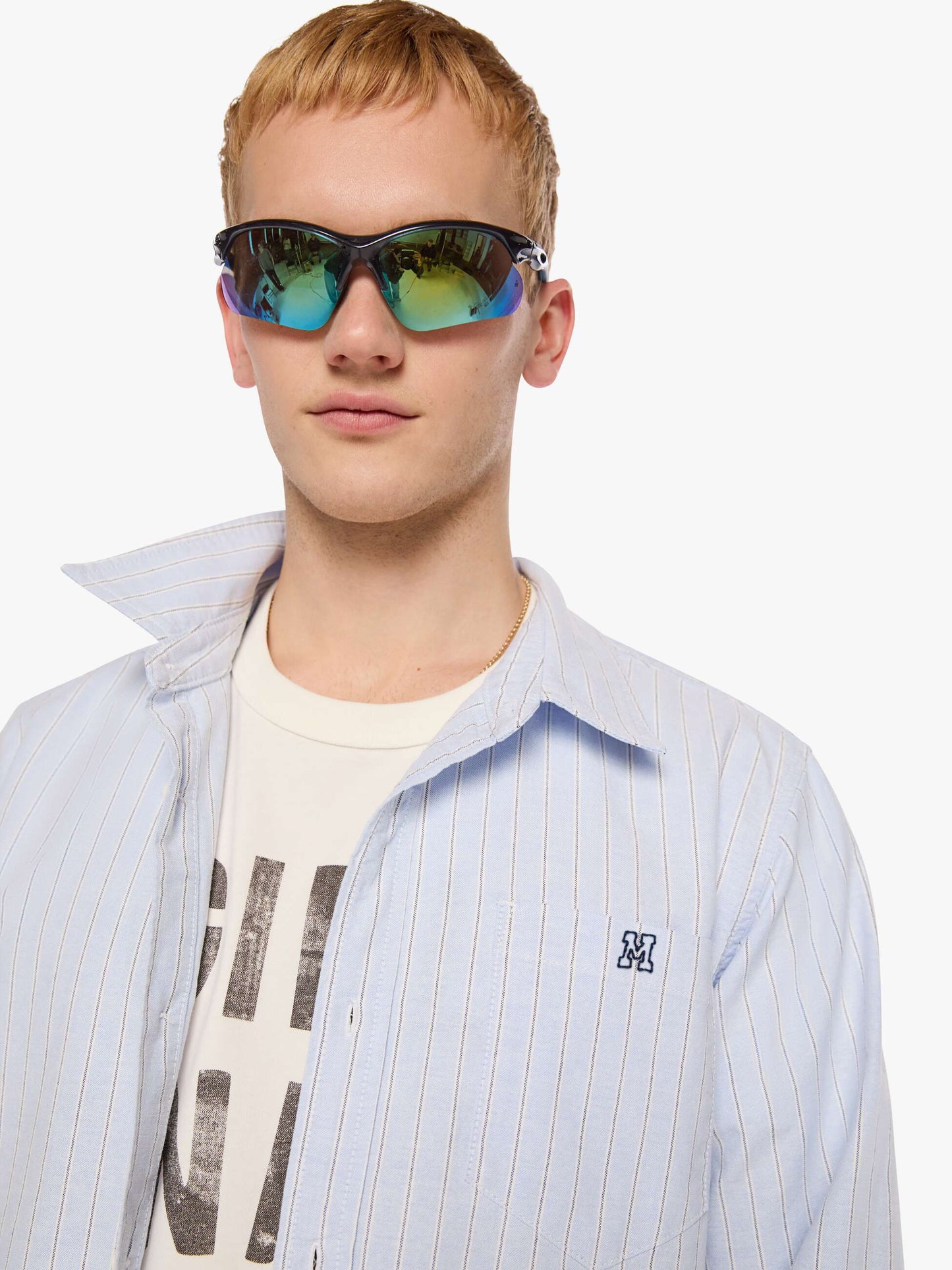 The Back To Square One - Light Blue Stripe