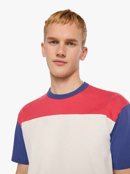 The Blockdown - Fluff Tomato Red N Estate Blue