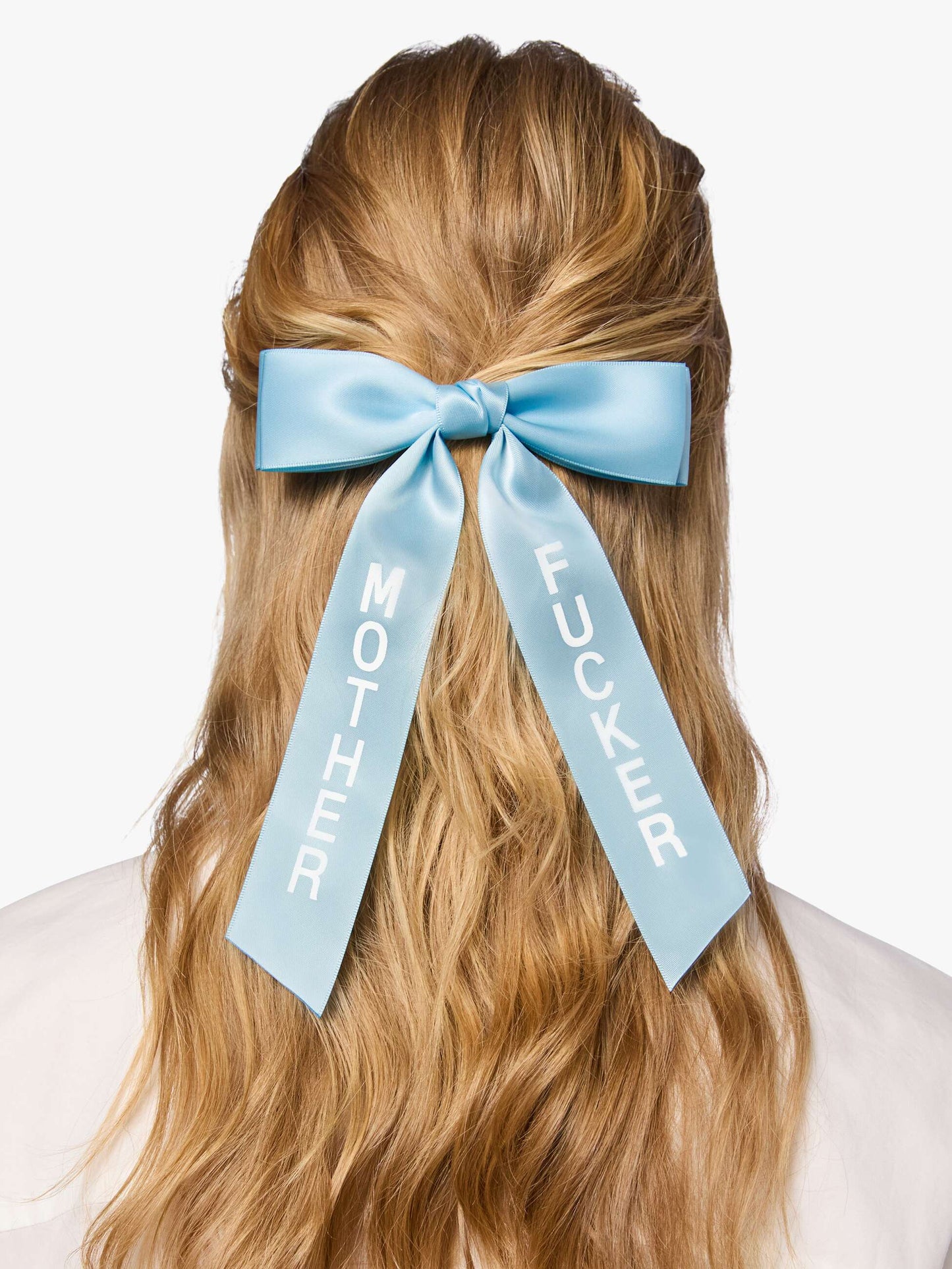The Hair Bow - Light Blue