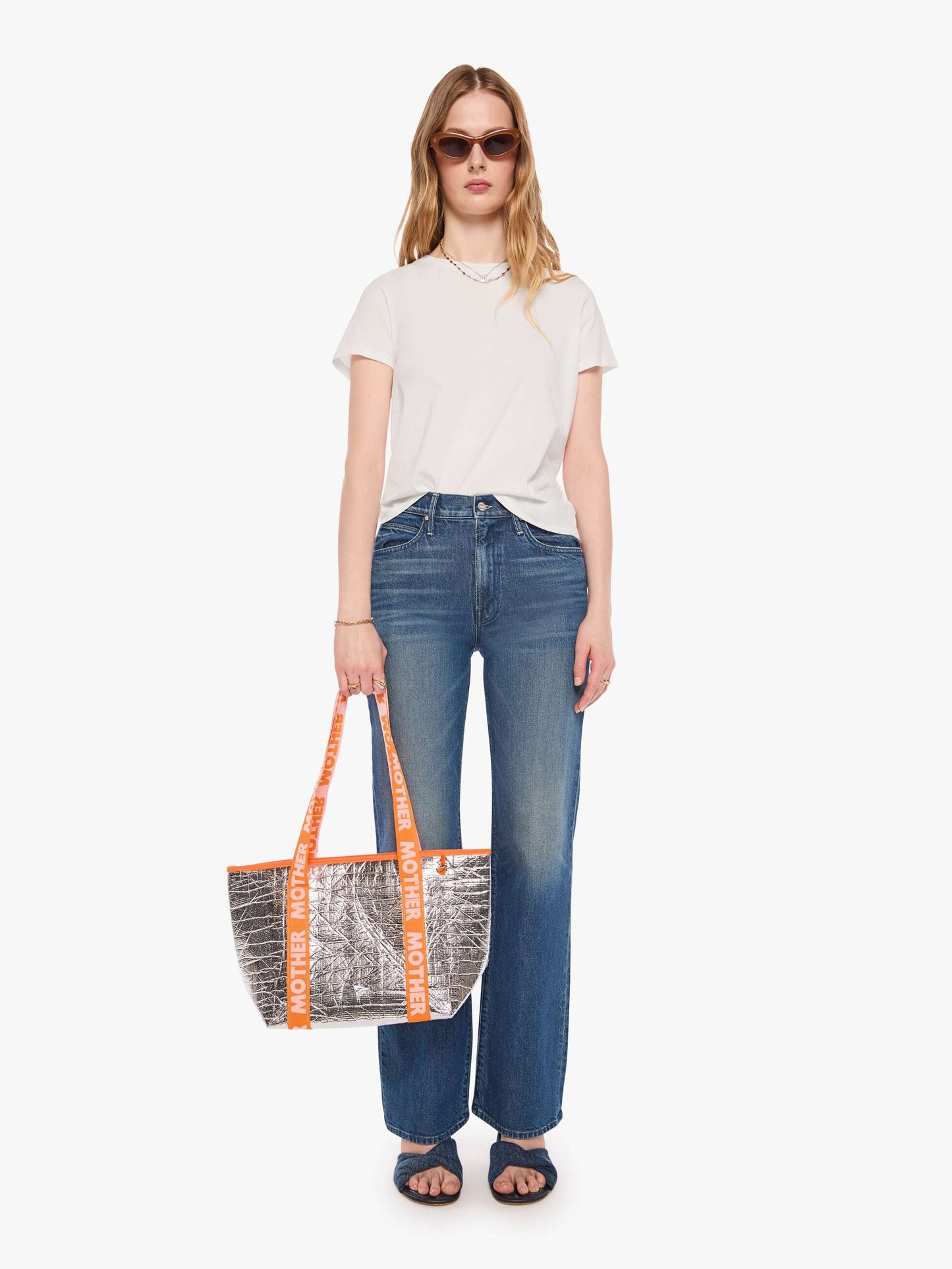 Thermal Tote Bag - Metallic And Orange