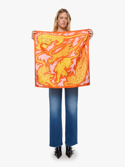 The Scarf It Down - Flaming Hot Cheetahs!