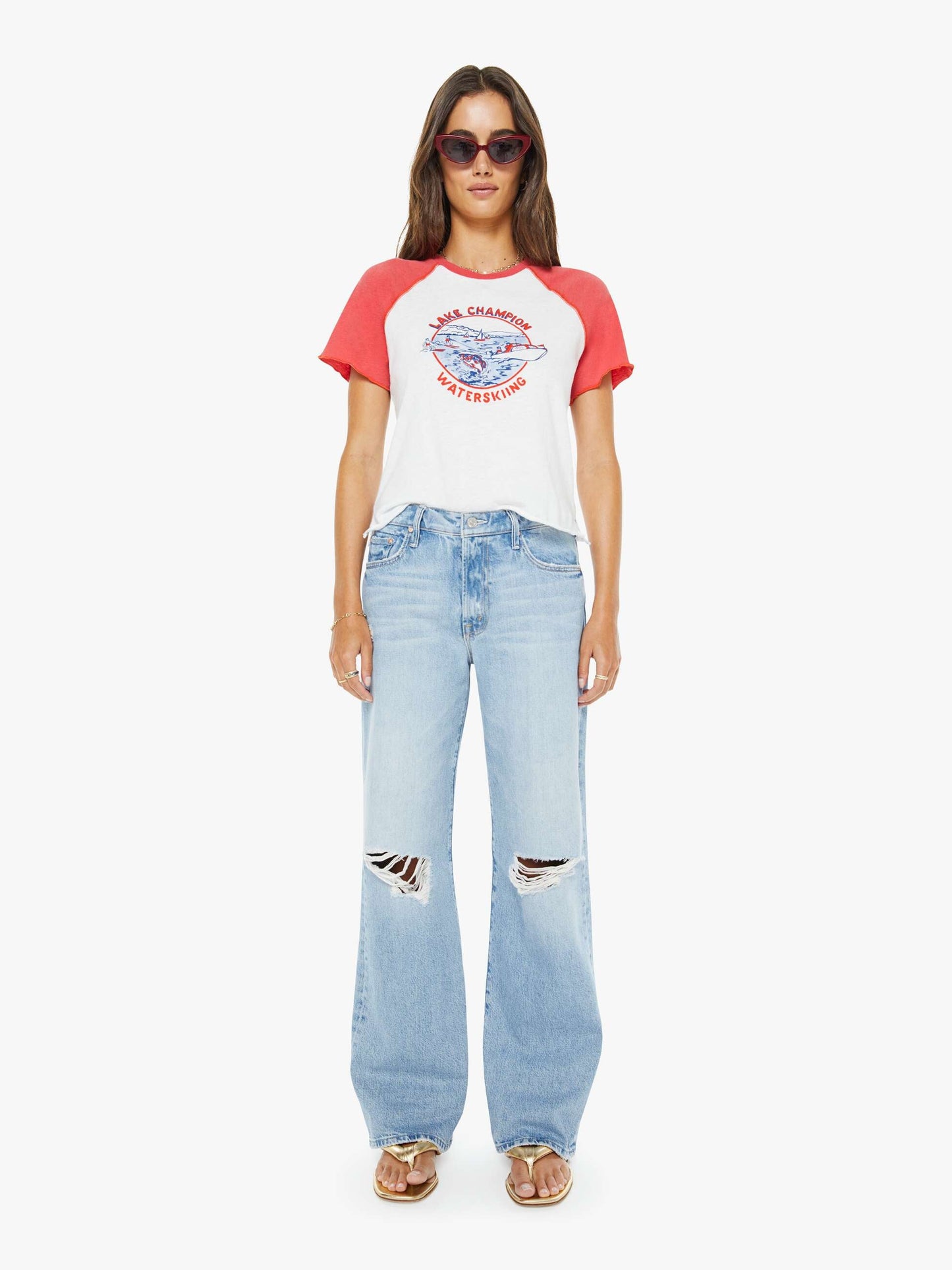 The S/S Sporty Concert Tee - Lake Champion