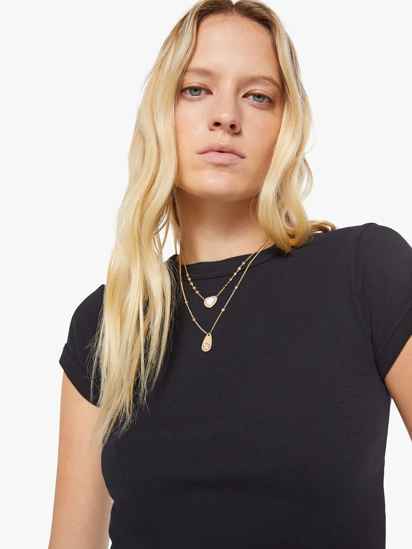 The Itty Bitty Ringer Crop - Black