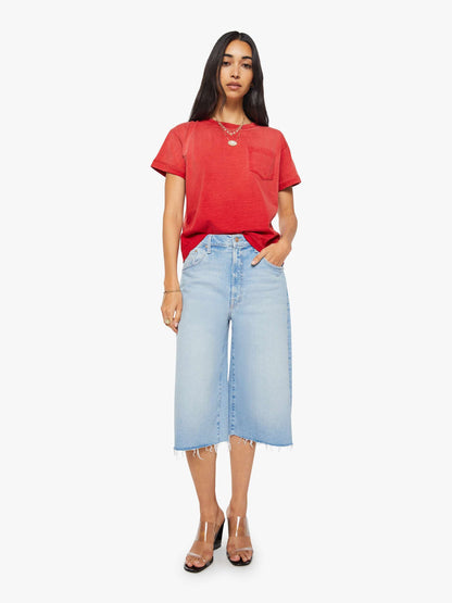 The Cuffed Pocket Sinful - Tomato Red