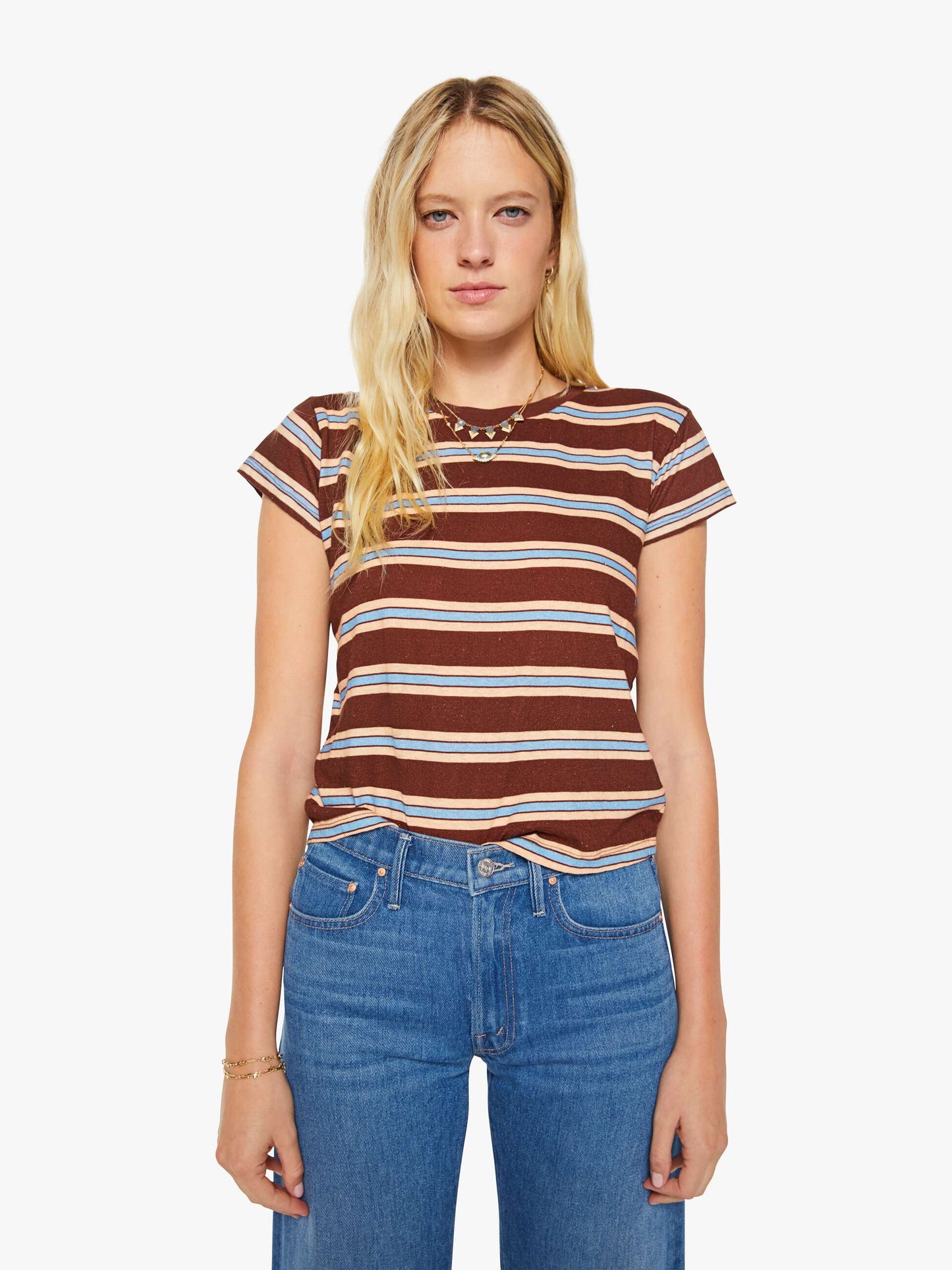 The Boxy Goodie Goodie - Rum Rasin Stripe